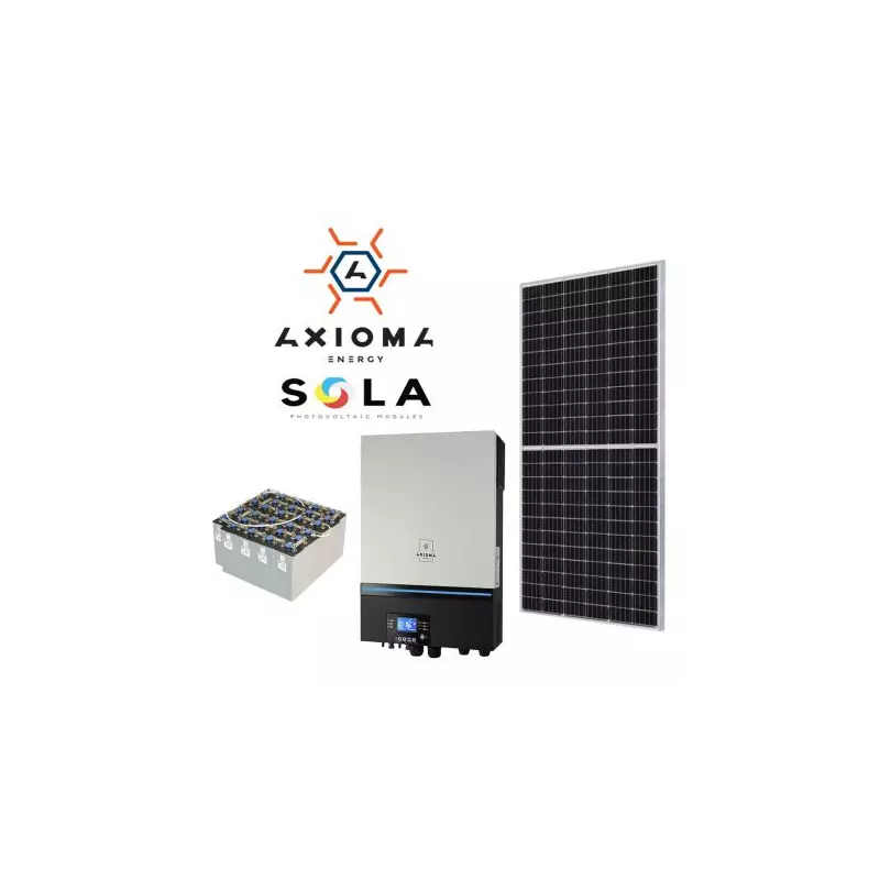 Автономная солнечная электростанция 7,2 кВт (Axioma+Sola)