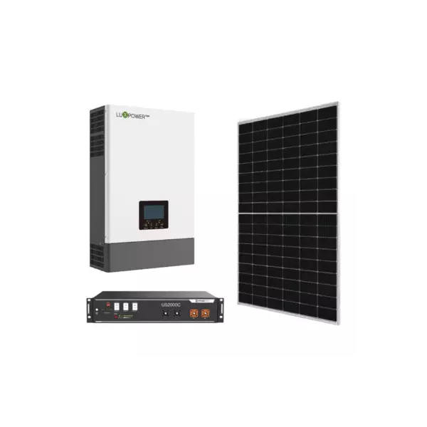 Гибридная солнечная электростанция 5 кВт (Luxpower + JA Solar + Pylontech)