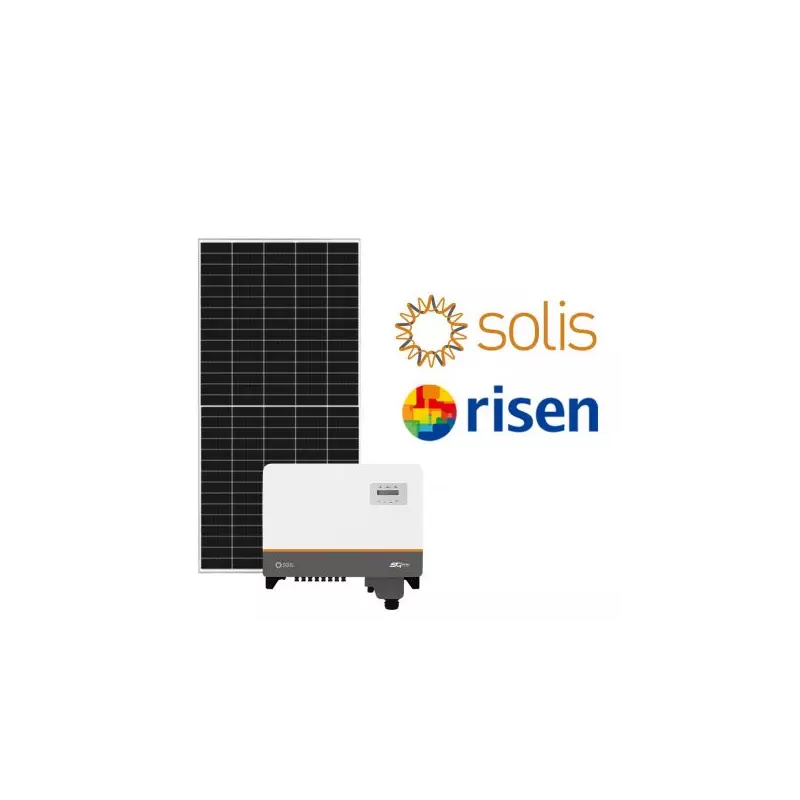 Мережева сонячна електростанція 25 кВт (Solis+Risen) для офісу