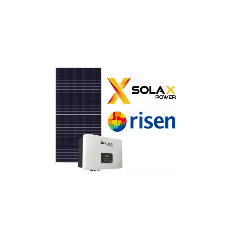 Мережева сонячна електростанція 5 кВт (Solax+Risen)