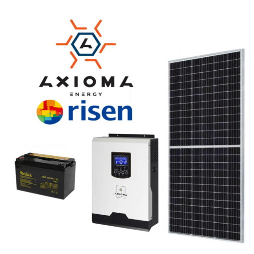 Автономная солнечная электростанция 1 кВт (Risen+Axioma Energy)