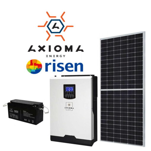 Автономная солнечная электростанция 3 кВт (Axioma+Risen)