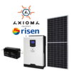 Автономная солнечная электростанция 3 кВт с МРРТ контроллером (Risen+Axioma Energy)