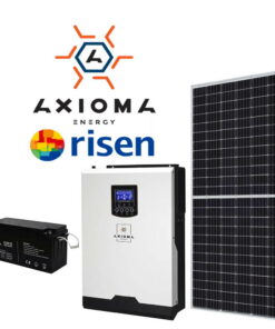 Автономная солнечная электростанция 3 кВт с МРРТ контроллером (Risen+Axioma Energy)