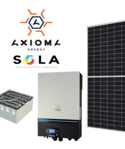 Автономная солнечная электростанция 7,2 кВт (Axioma+Sola)