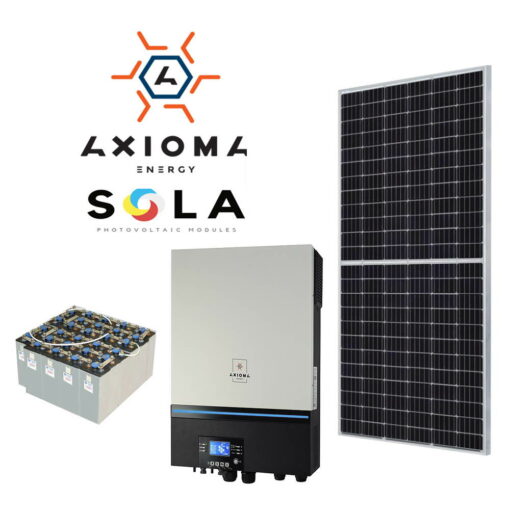 Автономная солнечная электростанция 7,2 кВт (Axioma+Sola)