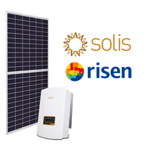 Сетевая солнечная электростанция 15 кВт (Solis+Risen)
