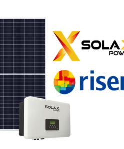 Сетевая солнечная электростанция 5 кВт (Solax+Risen)