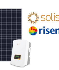 Сетевая солнечная электростанция 5 кВт (Solis+Risen)