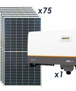 Комплектация сетевой СЭС 30 кВт «Эконом» (Solis + Leapton)