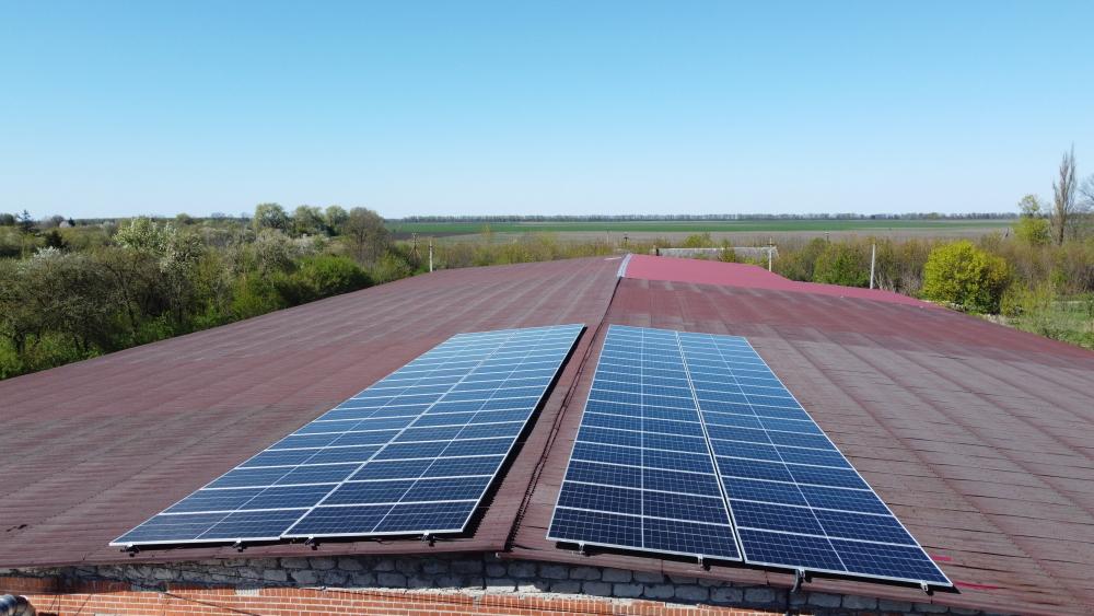 Сетевая солнечная электростанция в Хмельницкой области