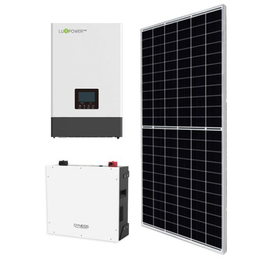 Гибридная солнечная электростанция 5 кВт (Luxpower + Dyness)