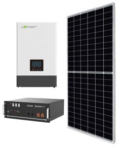 Гібридна сонячна електростанція 5 кВт (Luxpower+Pylontech)